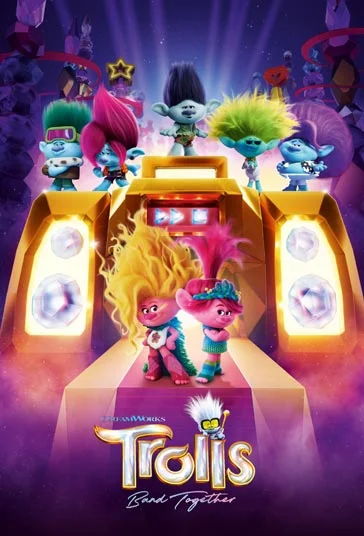 دانلود انیمیشن ترول ها متحد با هم Trolls Band Together 2023 دوبله فارسی