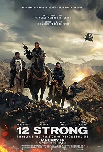 دانلود فیلم 12 نیرومند 12 Strong 2018 دوبله فارسی