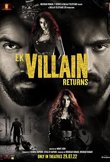دانلود فیلم بازگشت یک تبهکار Ek Villain Returns 2022 دوبله فارسی