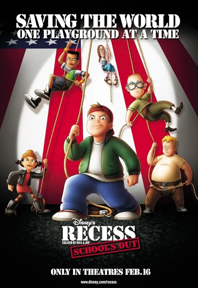 دانلود انیمیشن تعطیلات: مدرسه تمام شد Recess: School’s Out 2001