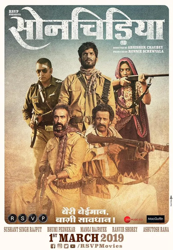 دانلود فیلم پرنده طلایی Sonchiriya 2019 با دوبله فارسی
