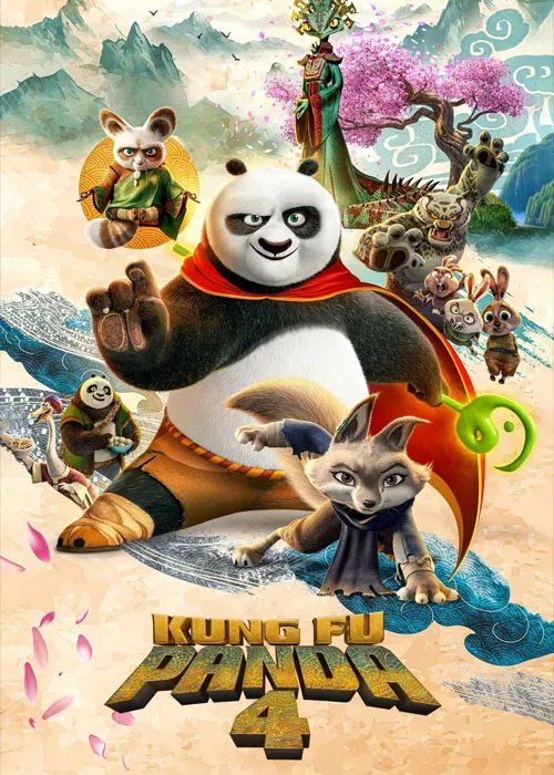 دانلود انیمیشن پاندای کونگ فو کار 4 Kung Fu Panda 4 2024