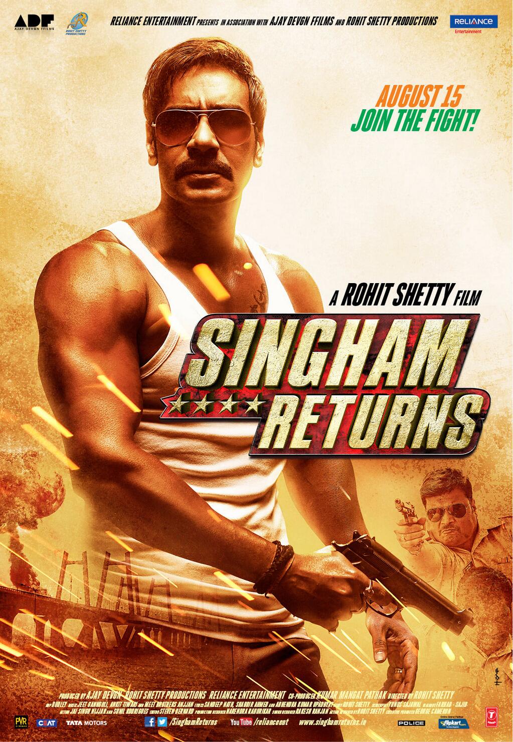 دانلود فیلم بازگشت سینگهام Singham Returns 2014 با دوبله فارسی