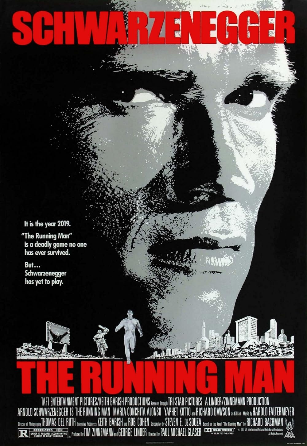 دانلود فیلم مرد فراری The Running Man 1987 دوبله فارسی