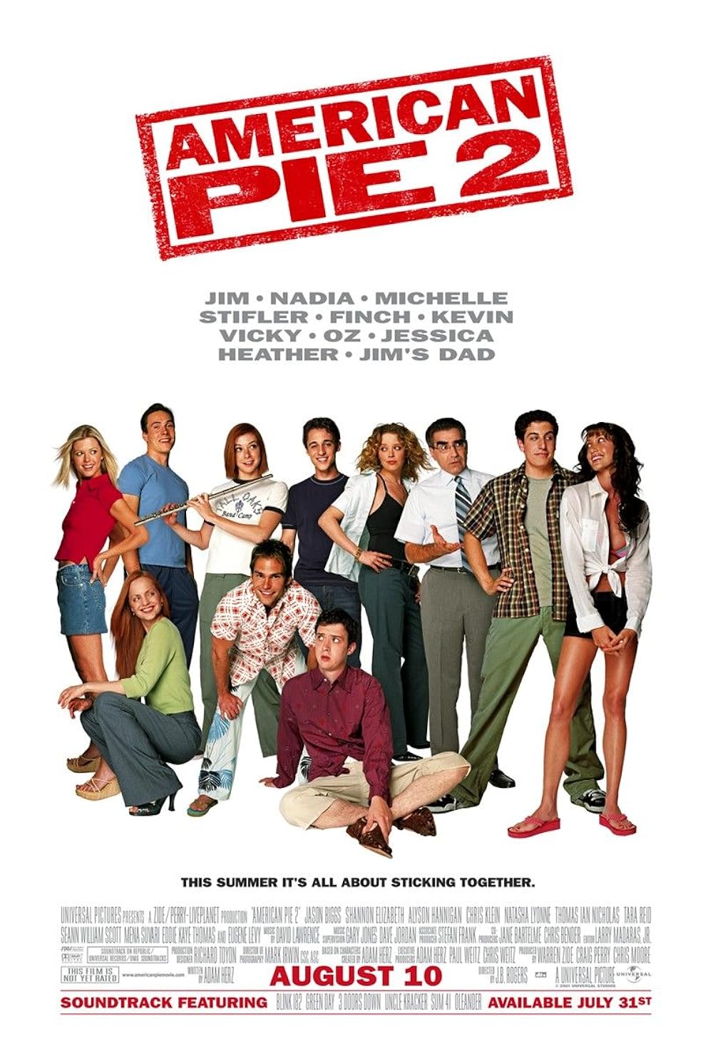 دانلود فیلم شیرینی آمریکایی 2 American Pie 2 2001