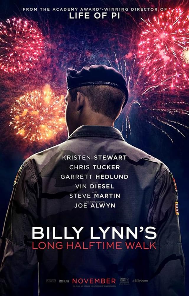 دانلود فیلم راهپیمایی طولانی بیلی لین بین دو نیمه Billy Lynn’s Long Halftime Walk 2016 دوبله فارسی