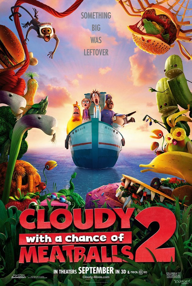 دانلود فیلم ابری با احتمال بارش کوفته قلقلی 2 Cloudy with a Chance of Meatballs 2 2013 با دوبله فارسی