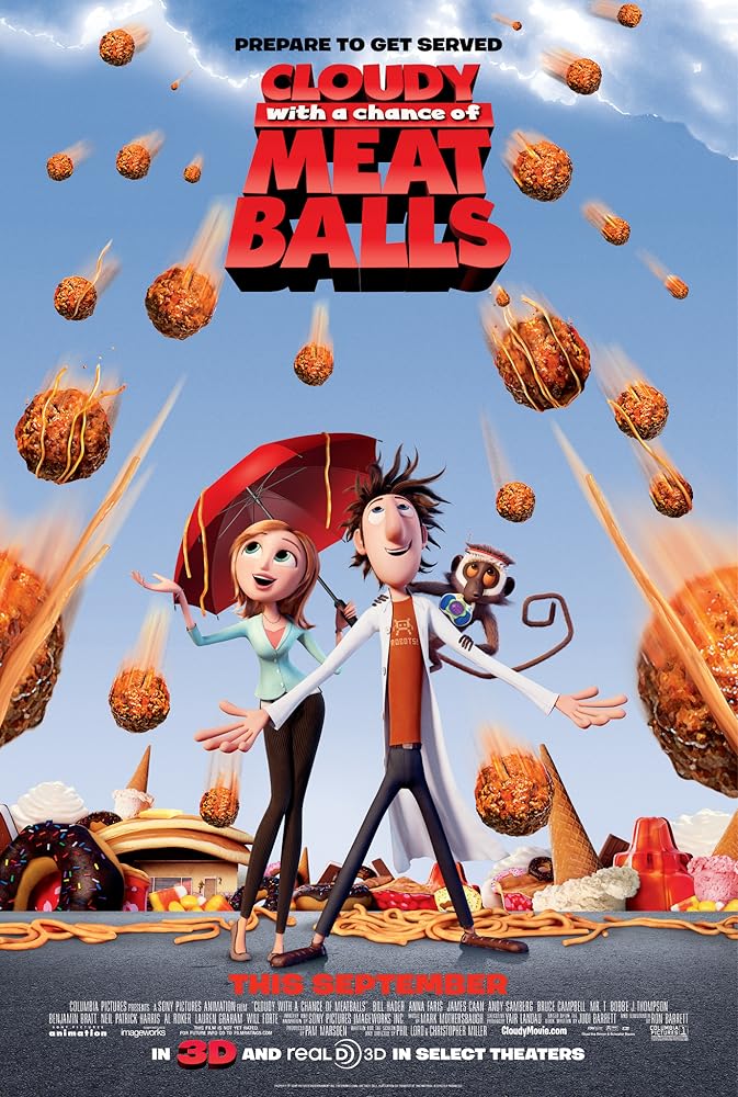 دانلود فیلم ابری با احتمال بارش کوفته قلقلی Cloudy with a Chance of Meatballs 2009 با دوبله فارسی