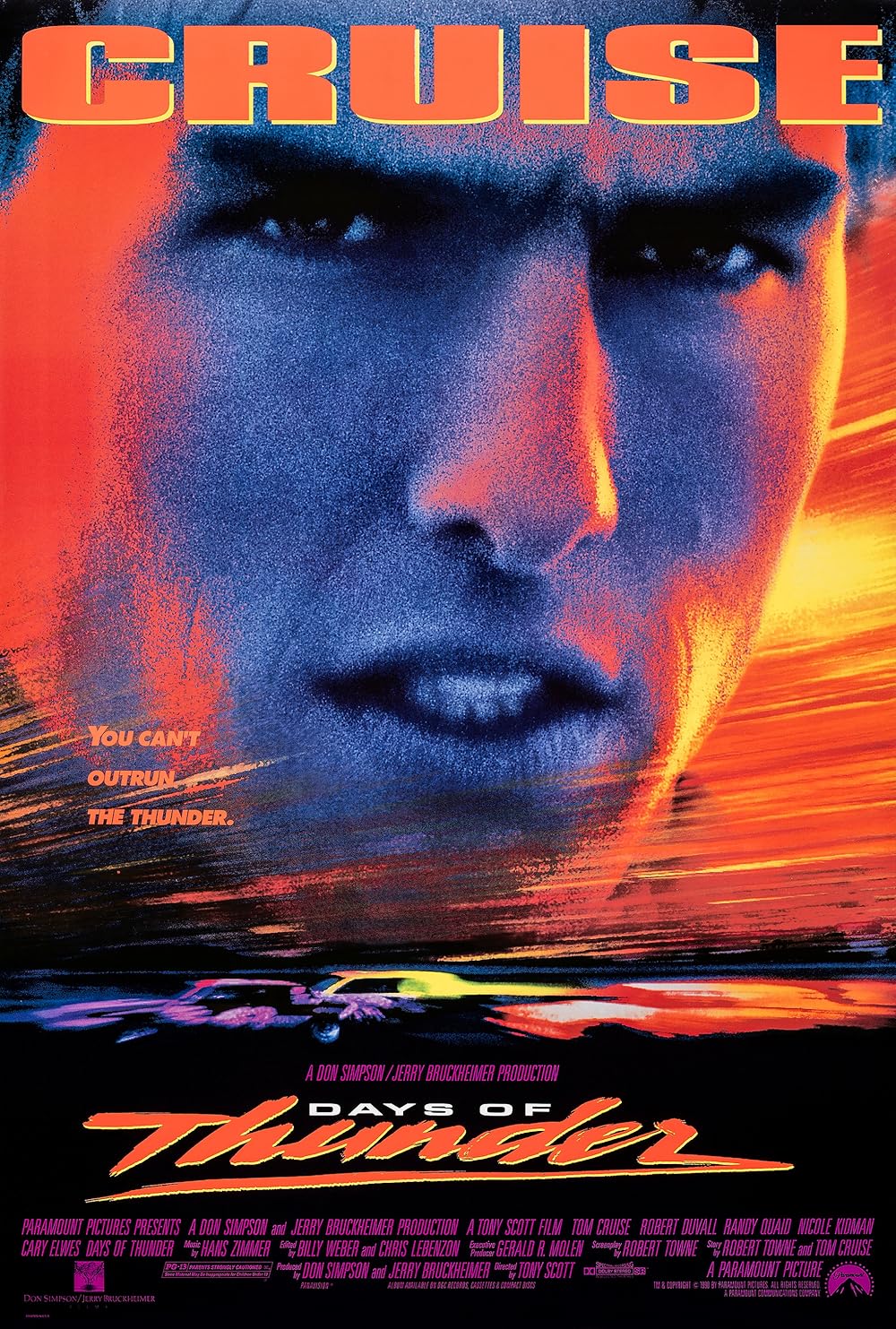 دانلود فیلم روزهای طوفانی Days of Thunder 1990