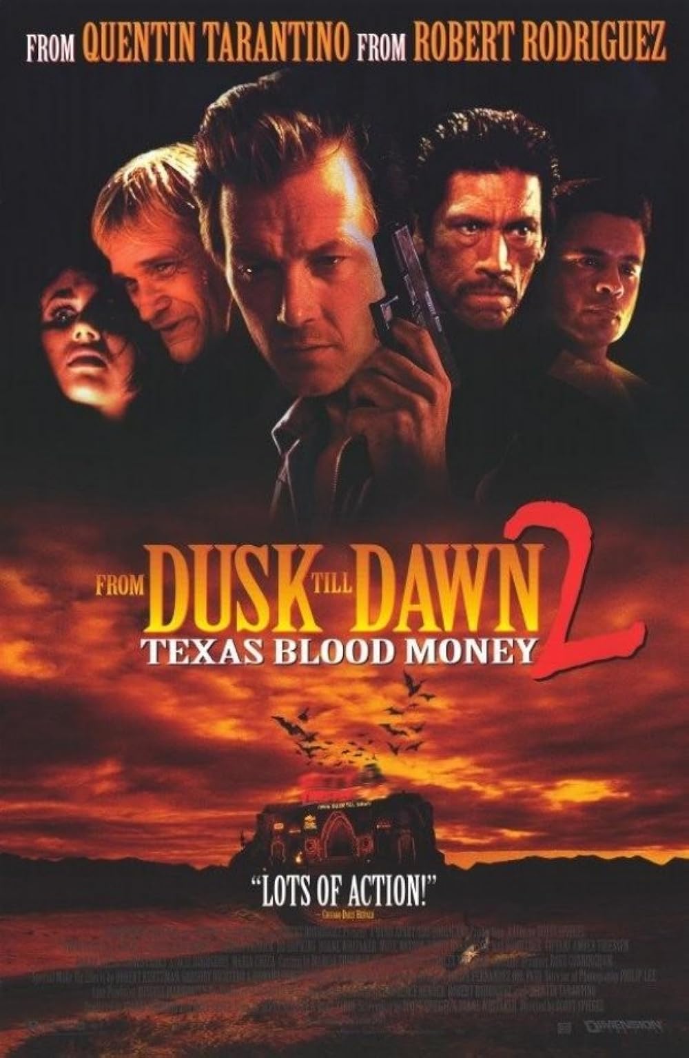 دانلود فیلم از گرگ و میش تا سحر 2: پول خون تگزاس From Dusk Till Dawn 2: Texas Blood Money 1999