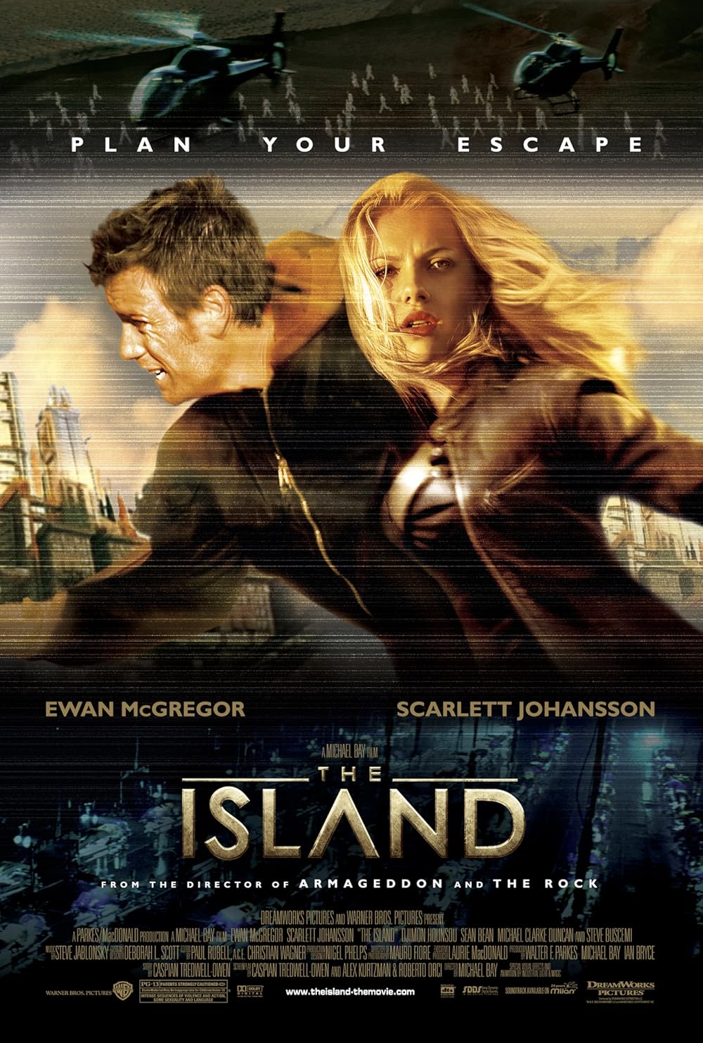 دانلود فیلم جزیره The Island 2005 دوبله فارسی