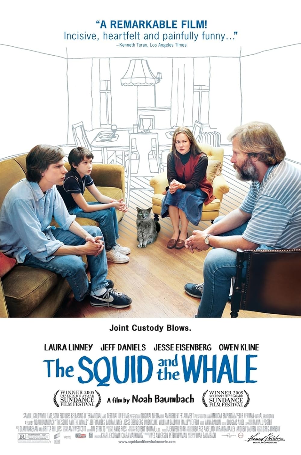 دانلود فیلم ماهی مرکب و نهنگ The Squid and the Whale 2005