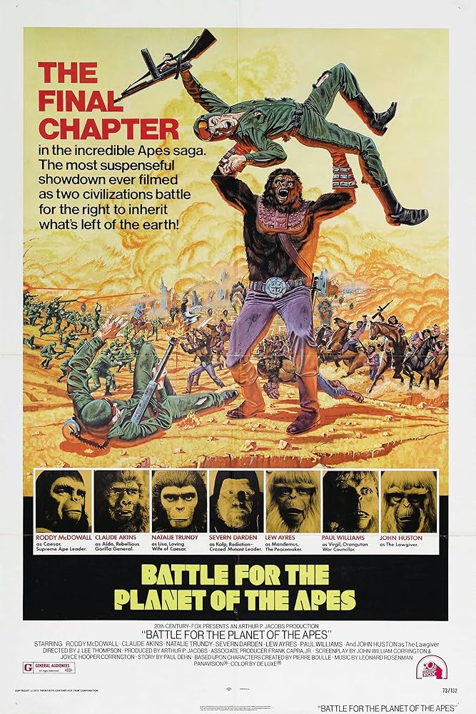 دانلود فیلم نبرد برای سیاره میمون‌ها Battle for the Planet of the Apes 1973 دوبله فارسی