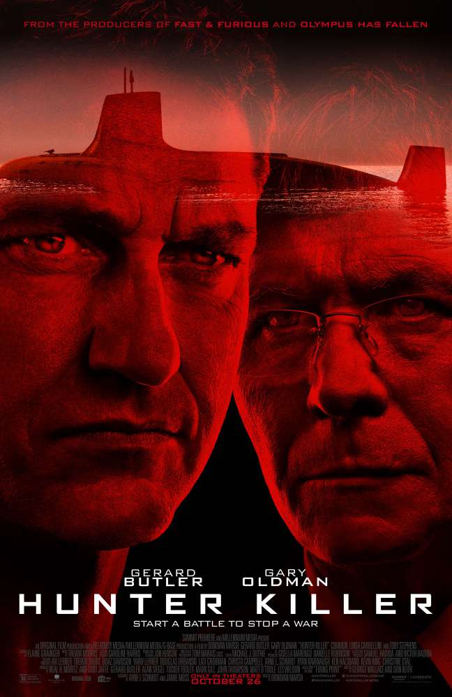 دانلود فیلم قاتل شکارچی Hunter Killer 2018 دوبله فارسی