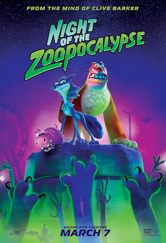 دانلود فیلم شب آخرالزمانی باغ وحش Night of the Zoopocalypse 2024 با دوبله فارسی