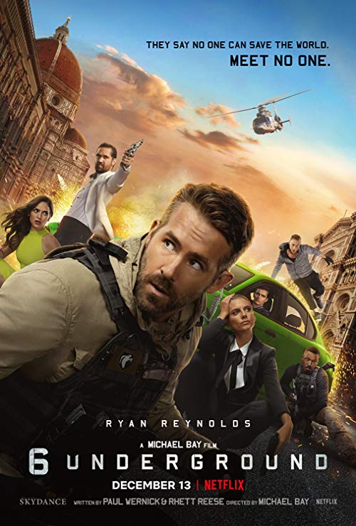 دانلود فیلم شش زیرزمینی 6 Underground 2019 دوبله فارسی